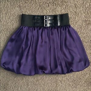 Small purple skirt